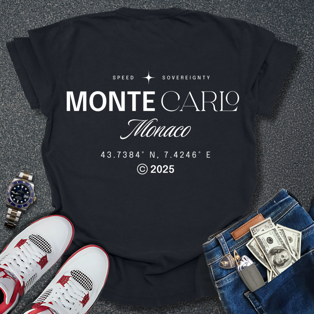 Monte Carlo T-Shirt (Back Print)