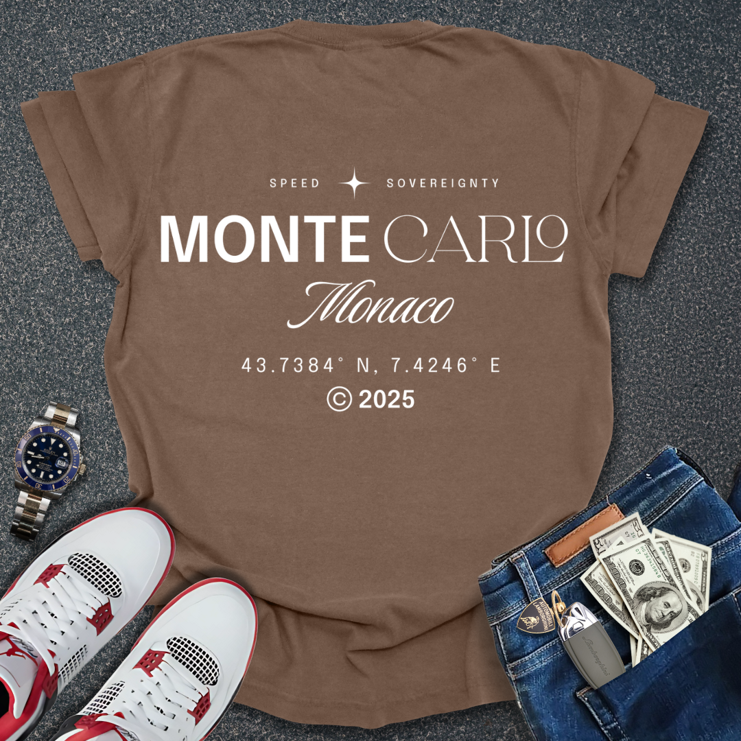 Monte Carlo T-Shirt (Back Print)