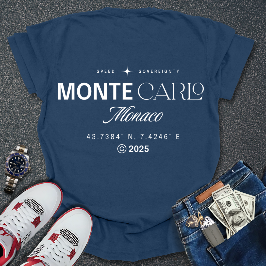 Monte Carlo T-Shirt (Back Print)