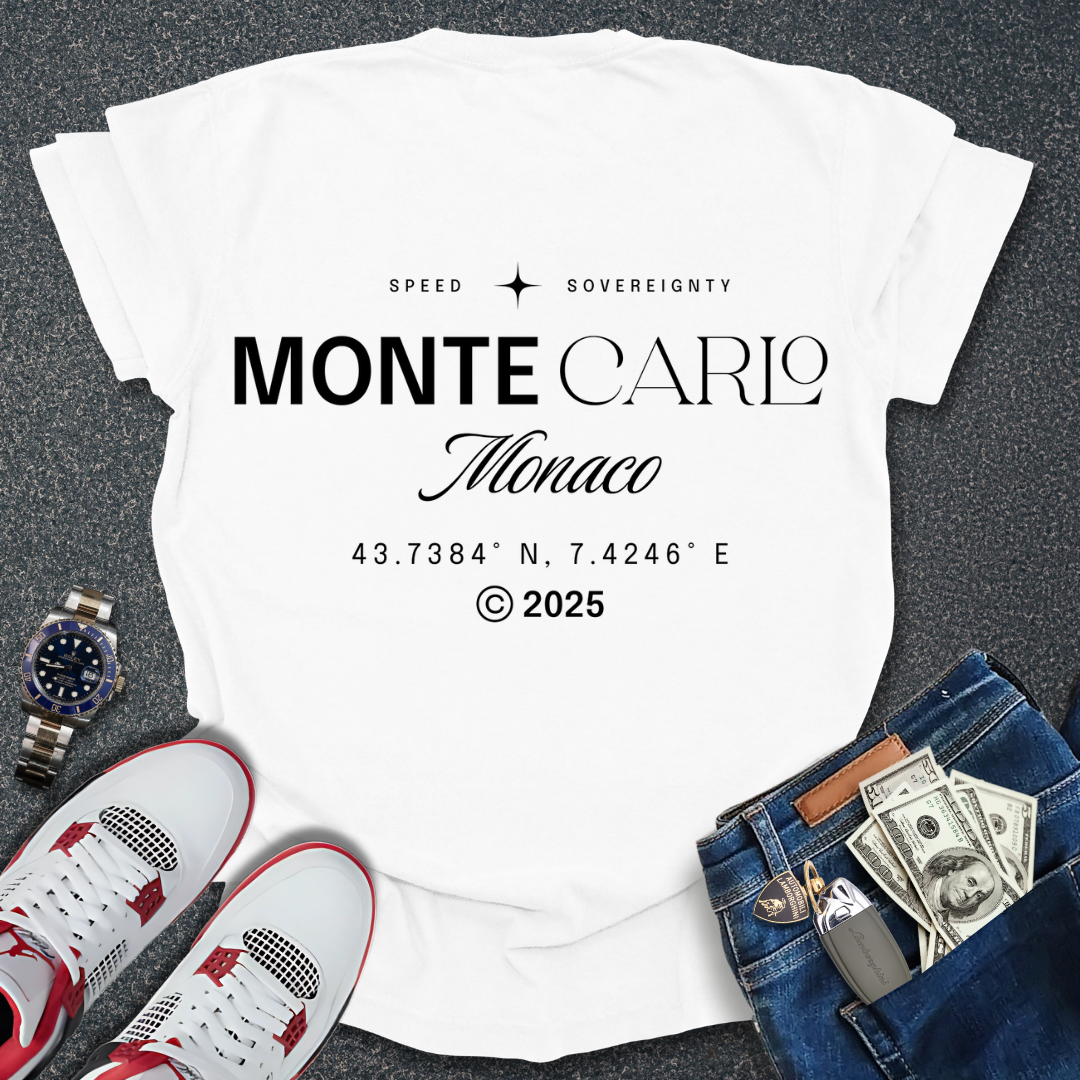 Monte Carlo T-Shirt (Back Print)