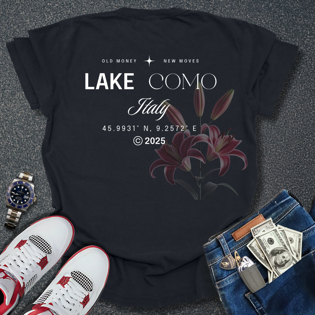 Lake Como T-Shirt (Back Print)