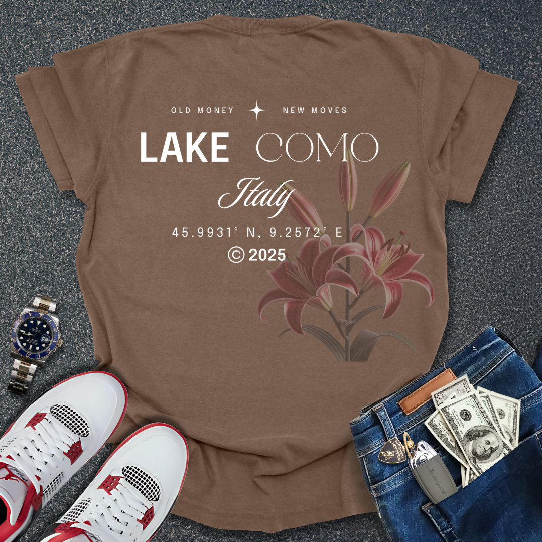 Lake Como T-Shirt (Back Print)