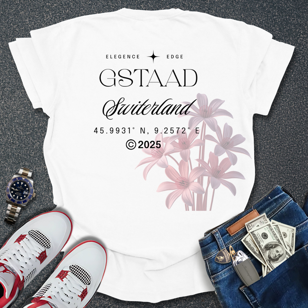 Gstaad T-Shirt (Back Print)