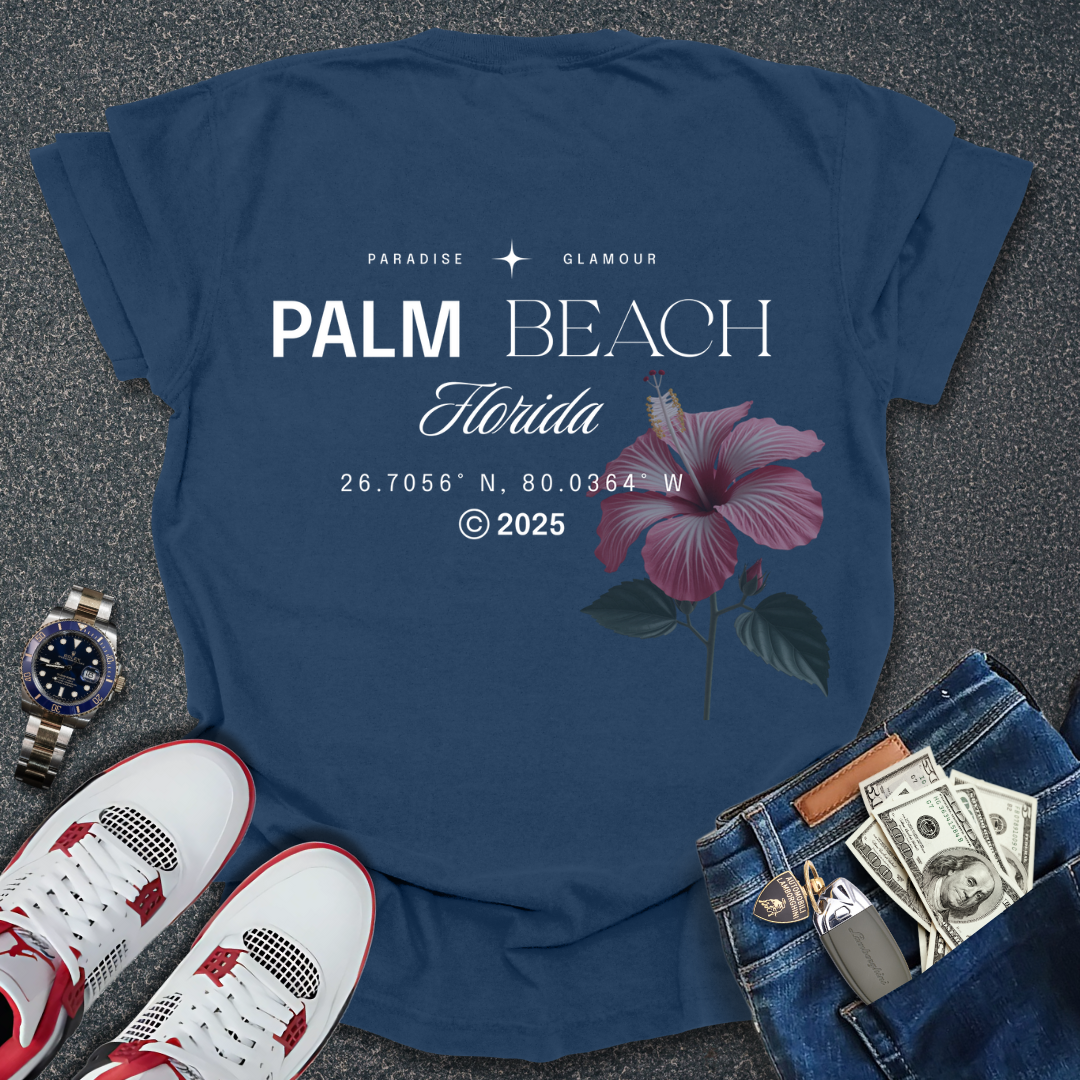Palm Beach T-Shirt (Back Print)