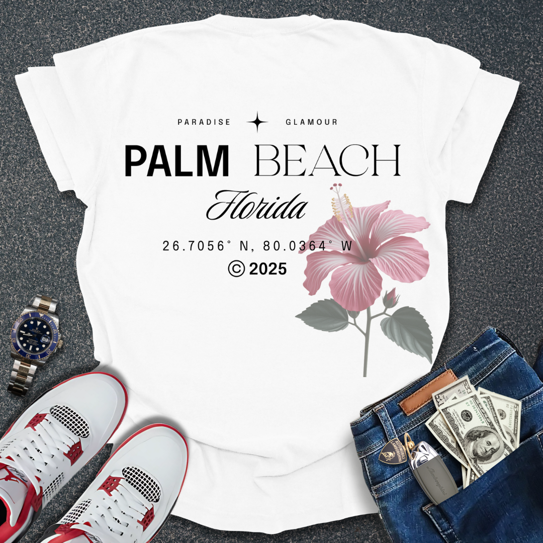 Palm Beach T-Shirt (Back Print)