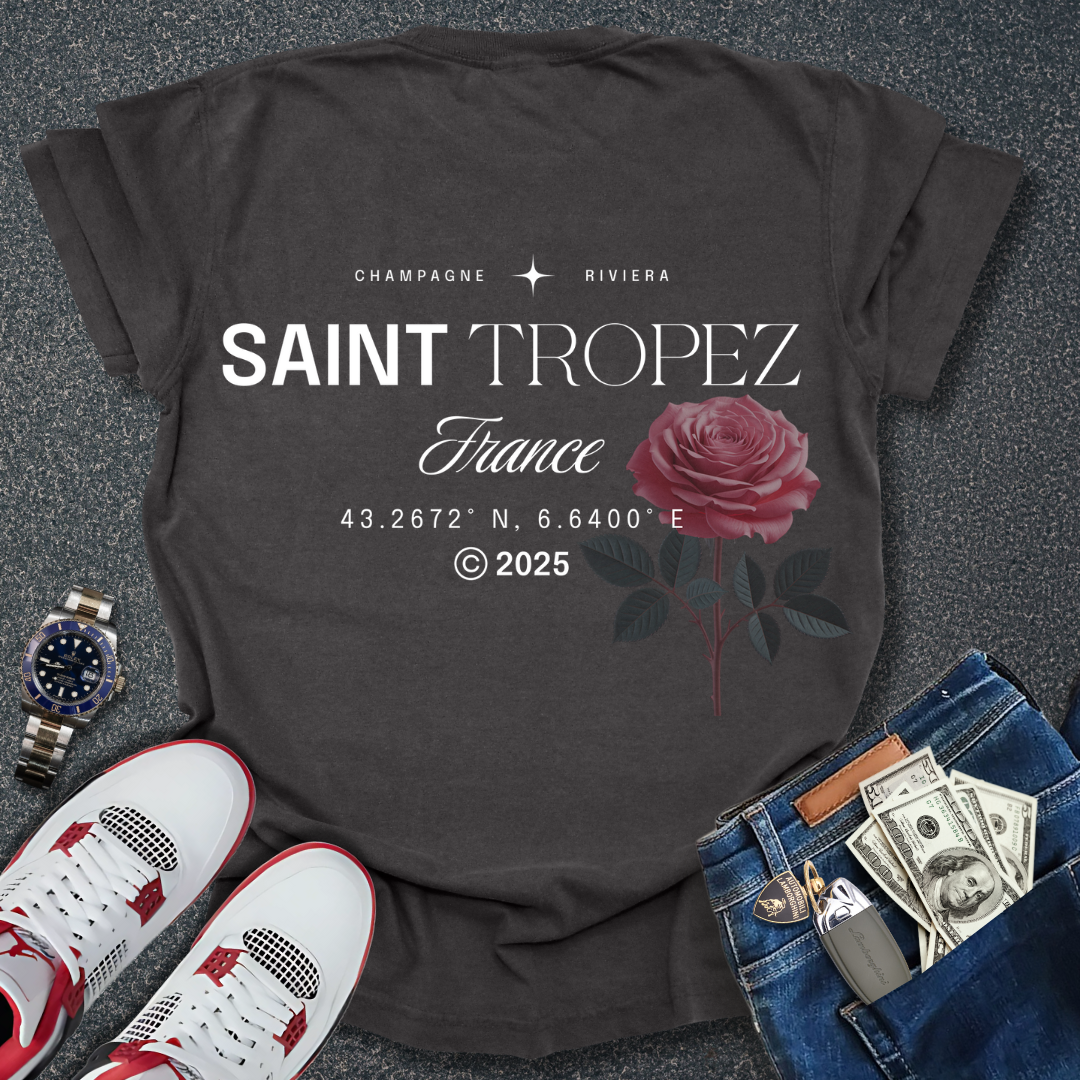 Saint Tropez T-Shirt (Back Print)