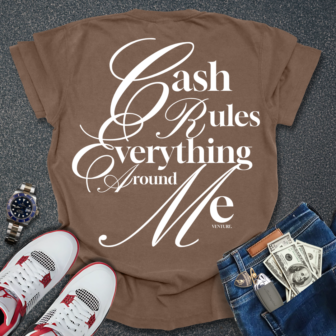 Cash Rules T-Shirt (Back Print)